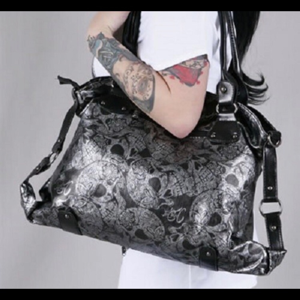 IRON FIST SWEET SKULL O MINE CASUAL HANDBAG